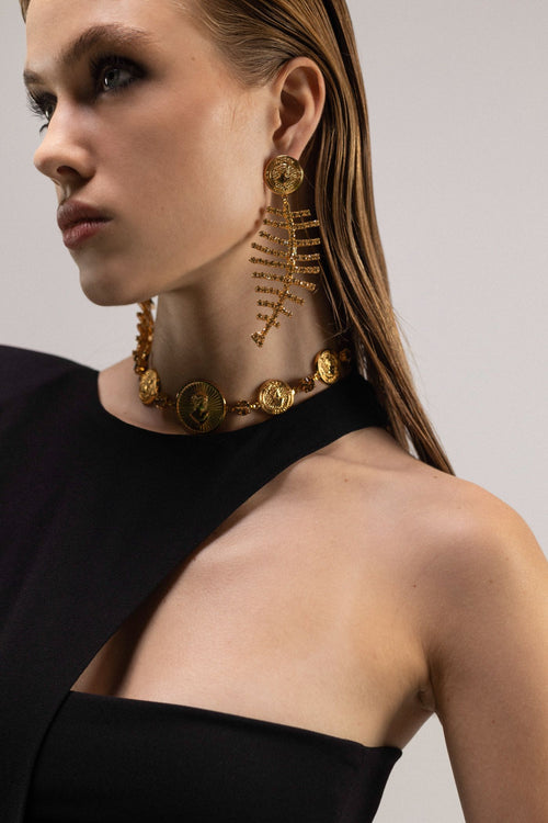 Jacques Earrings in Gold